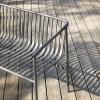  Villa - Grå Metal Bænk fra Hübsch Interiør i Metal (Varenr: 990849)