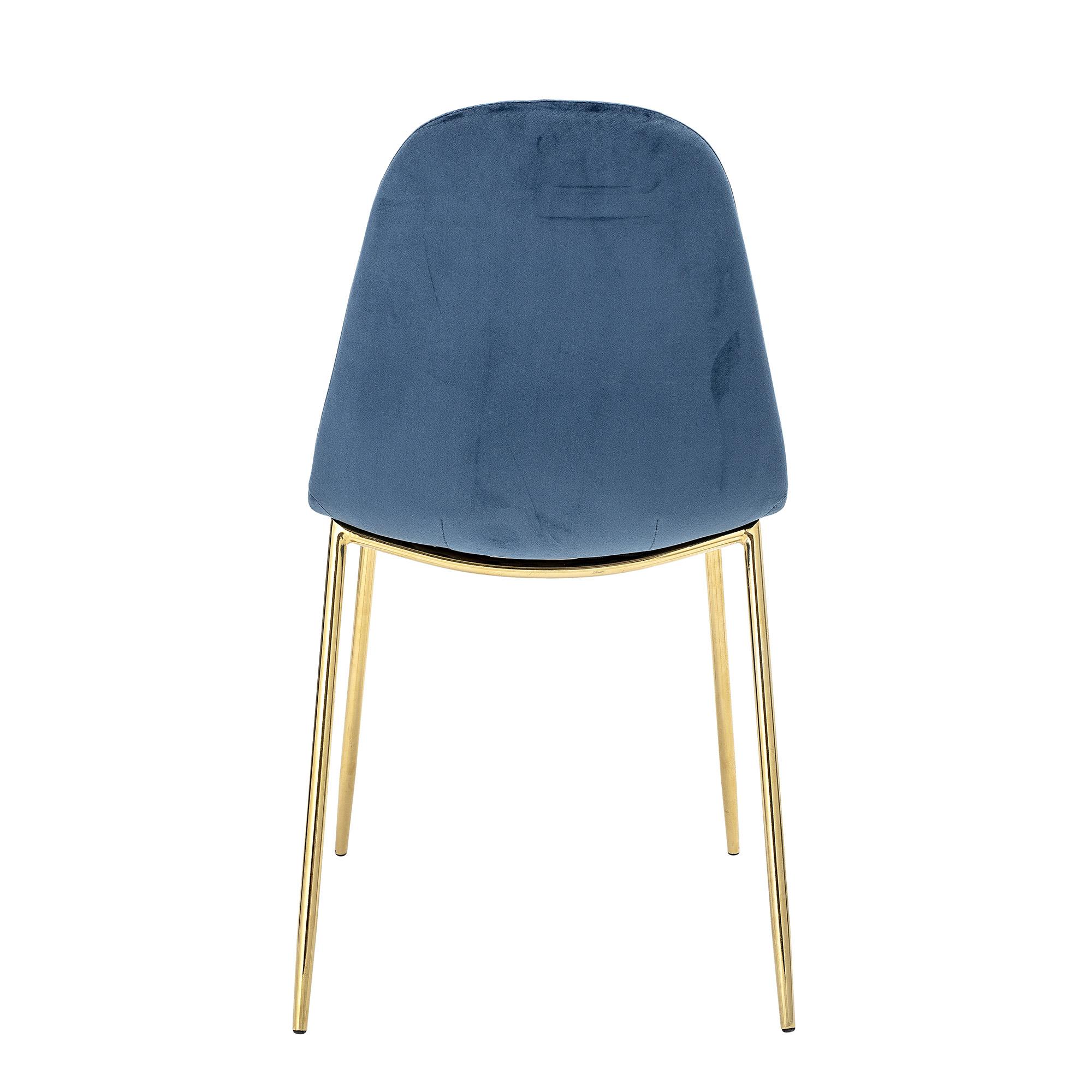  Em Spisebordsstol i blå fra Bloomingville i Polyester (Varenr: 82043457)