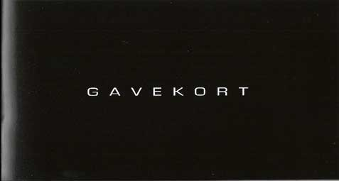 Gavekort - DKK.1400