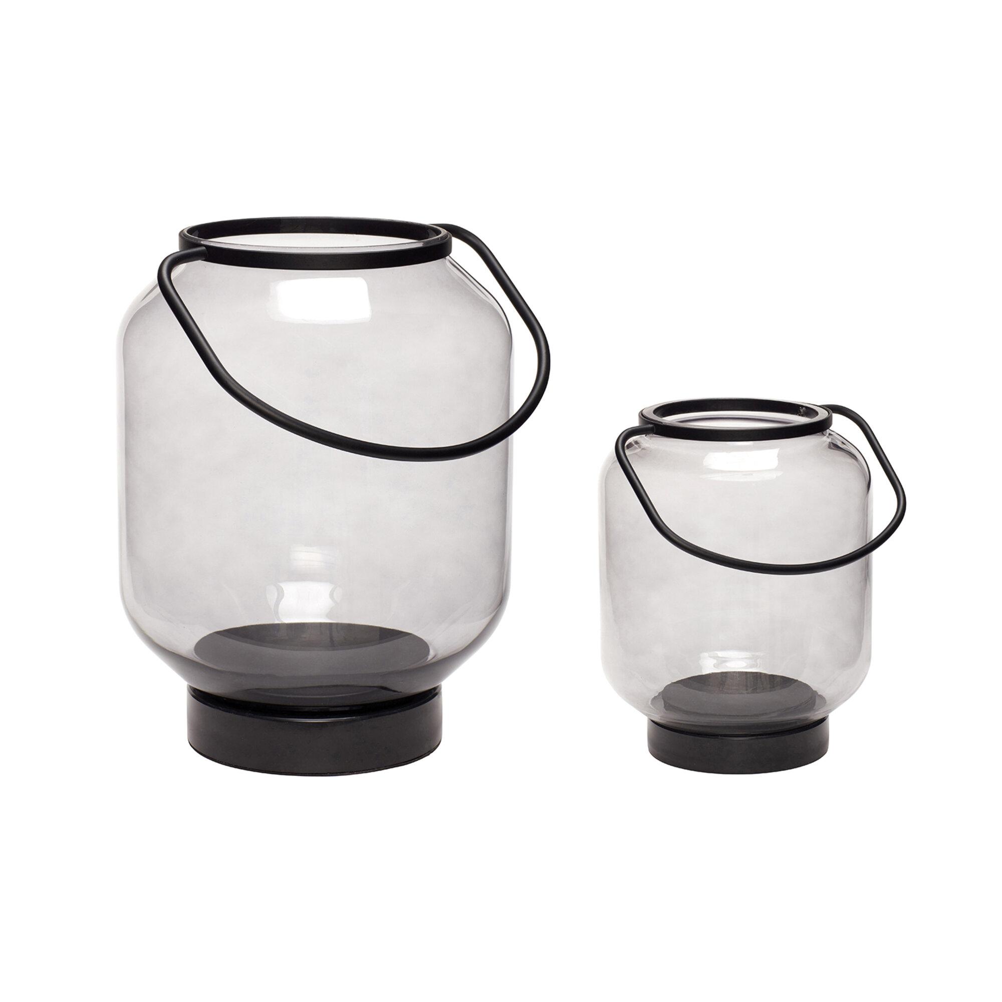  Luminious - Lanterne, i S/2 Glas/Metal fra Hübsch Interiør i Glas/Metal (Varenr: 990917)