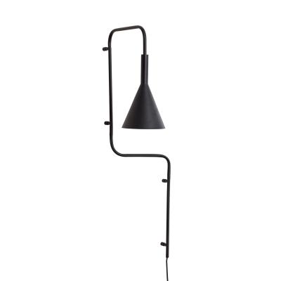  Rope - Væglampe, i Sort Metal fra Hübsch Interiør i Metal (Varenr: 990927)