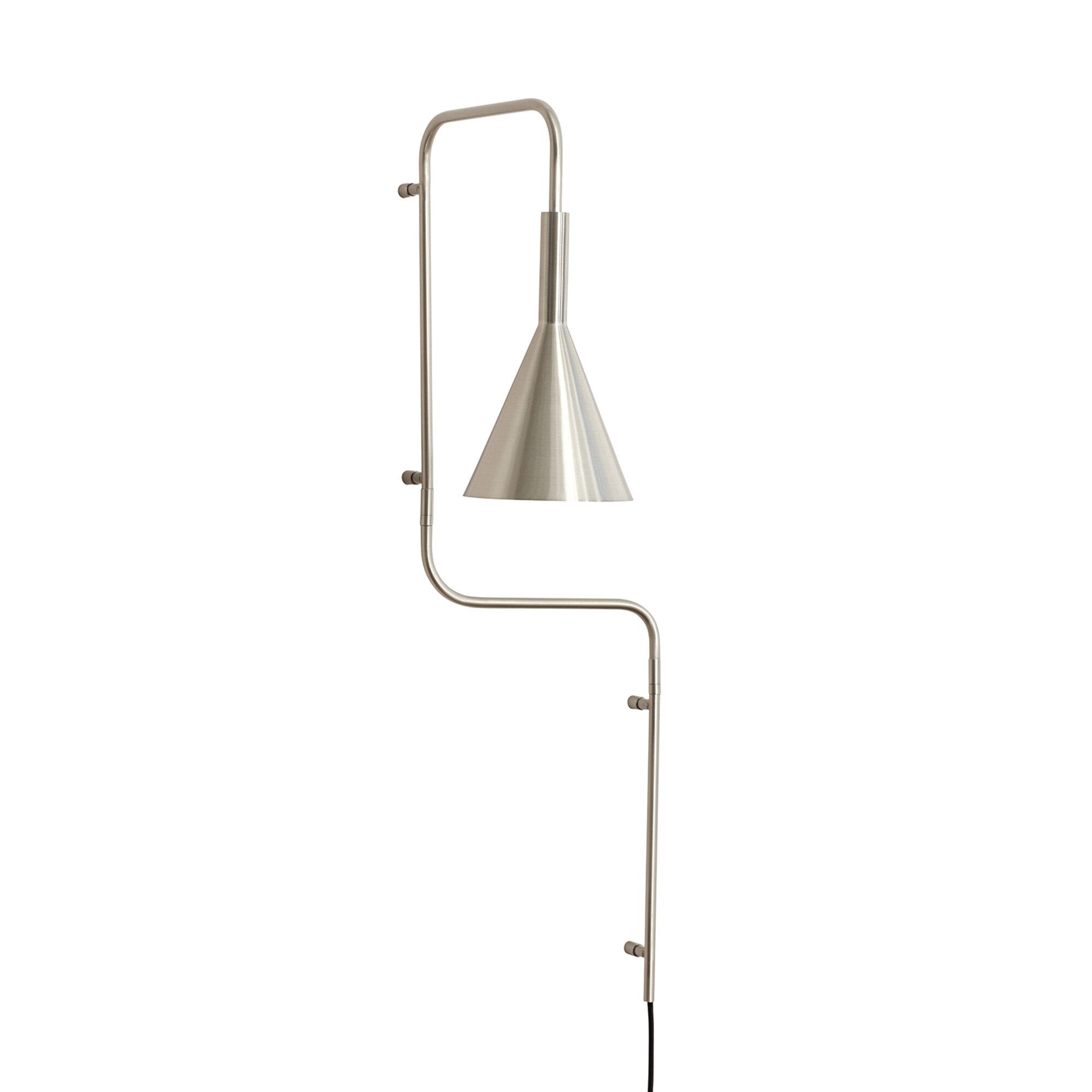 Rope - Væglampe, i Nikkel fra Hübsch Interiør i Nikkel (Varenr: 990929)
