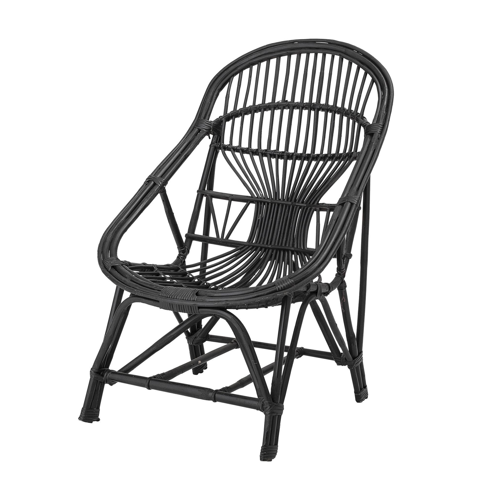  Joline Lounge Chair i Sort fra Bloomingville i Cane (Varenr: 82045986)