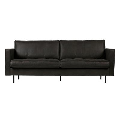  Rodeo Classic 2,5-pers Sofa - Black fra BePureHome i Læder (Varenr: 800844-Z)