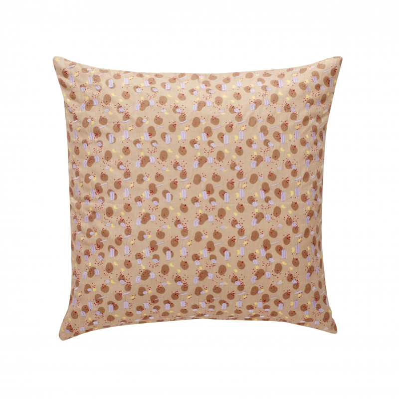 Speckle - Pude i Beige/Brun/Lilla/Gul