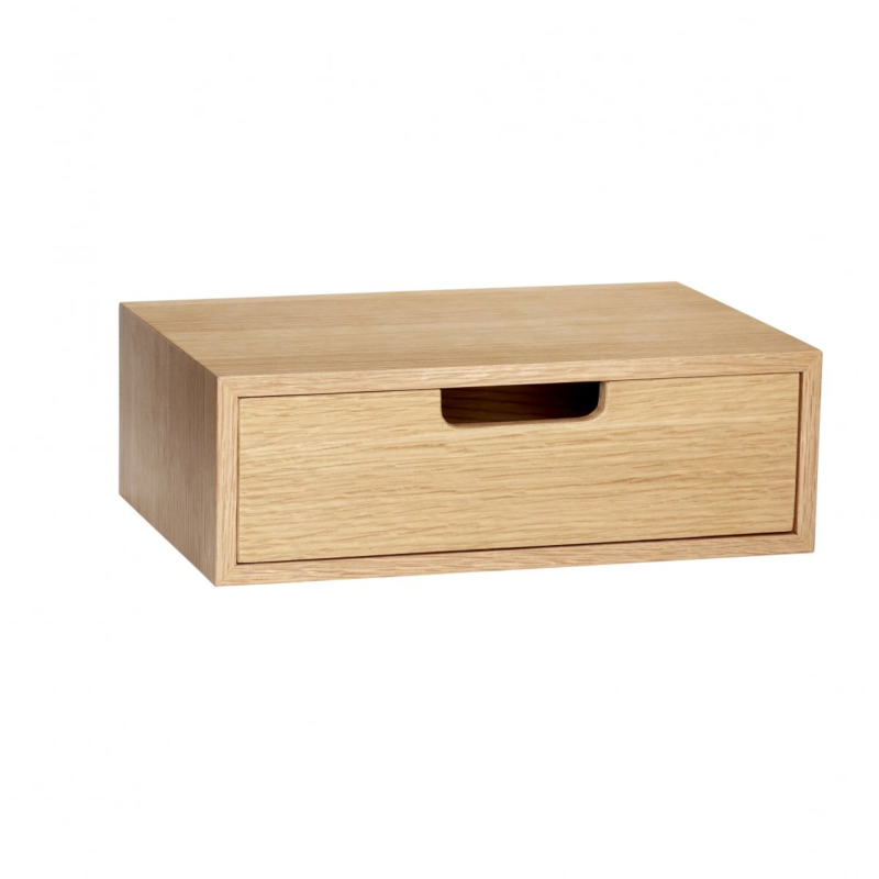 Hide - Opbevaringskasse, i Natur Egetrsfiner