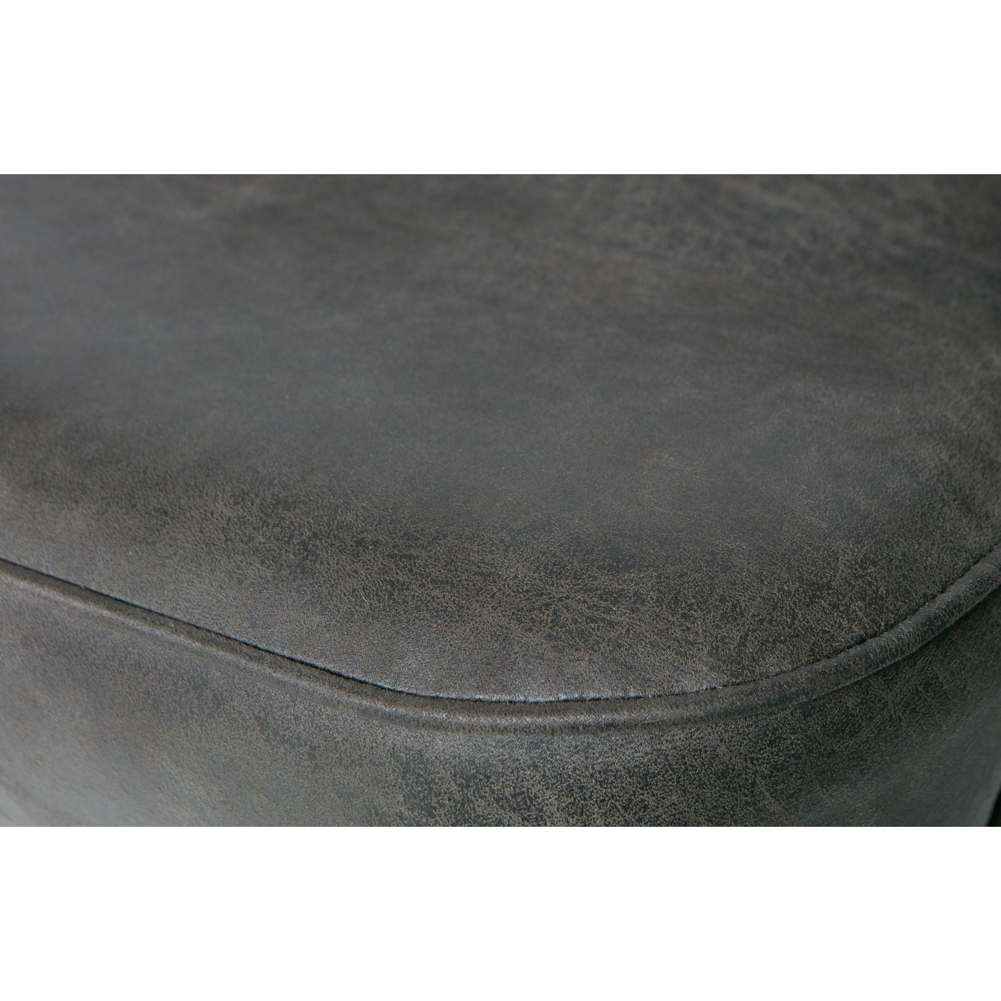  Vogue swivel lænestol læder - Black fra BePureHome i Læder (Varenr: 800217-01)