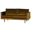  Rodeo 2,5-pers Sofa Velour - Honey Yellow fra BePureHome i Velour (Varenr: 800542-14)