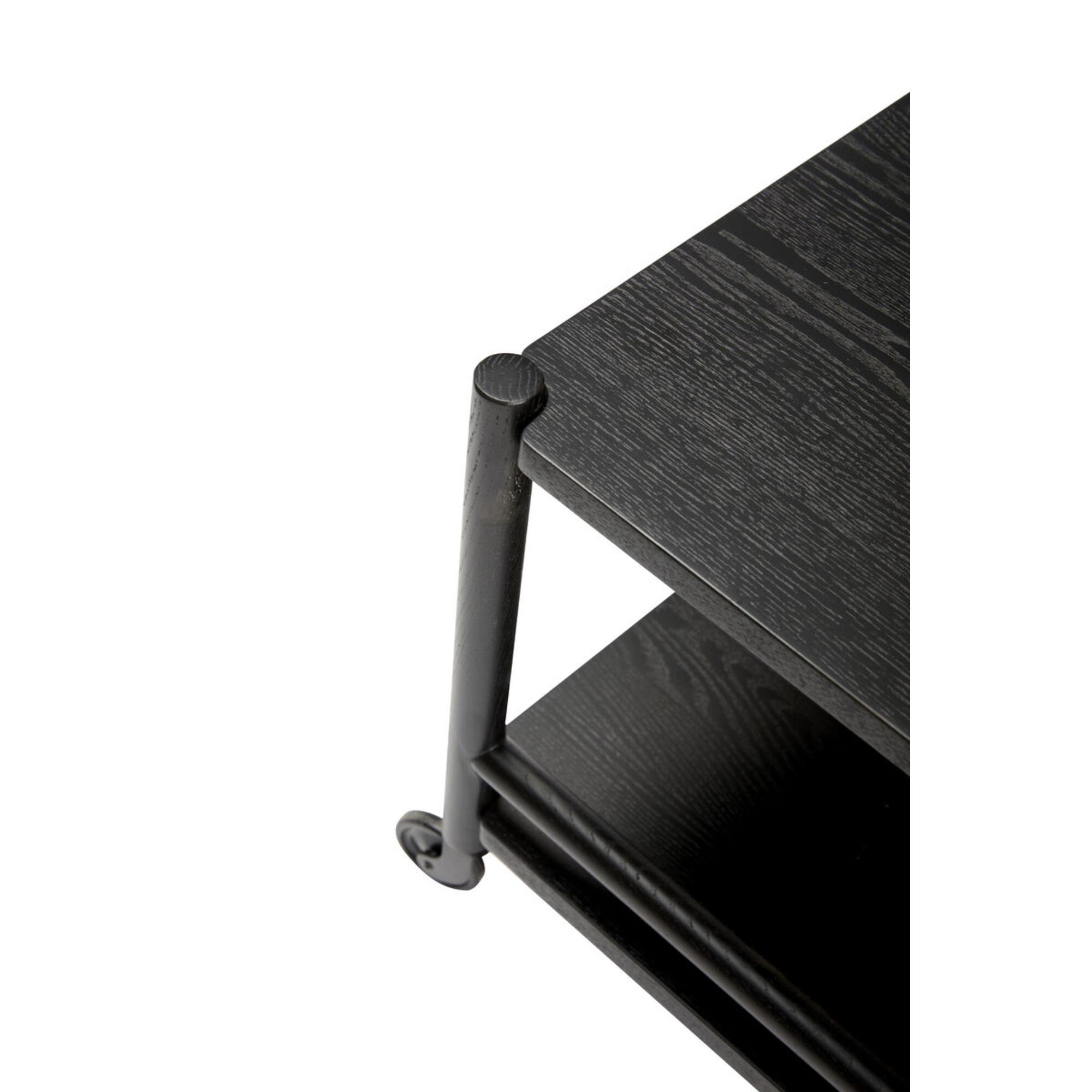  Norm - Rullebord i sort ask fra Hübsch Interiør i Ask (Varenr: 021305)