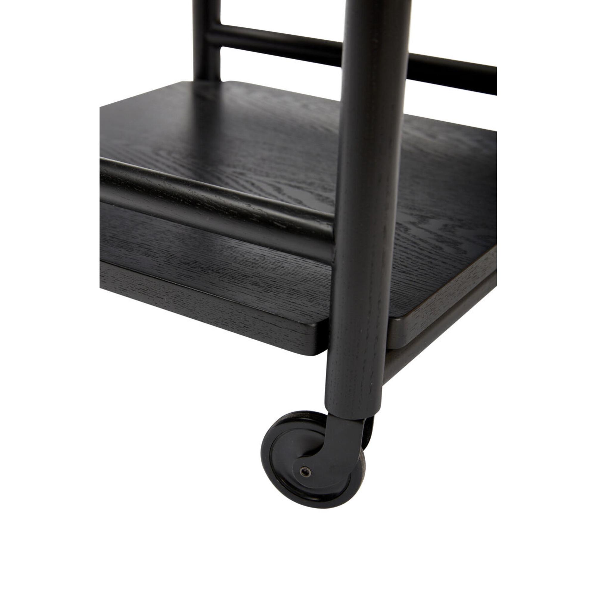  Norm - Rullebord i sort ask fra Hübsch Interiør i Ask (Varenr: 021305)