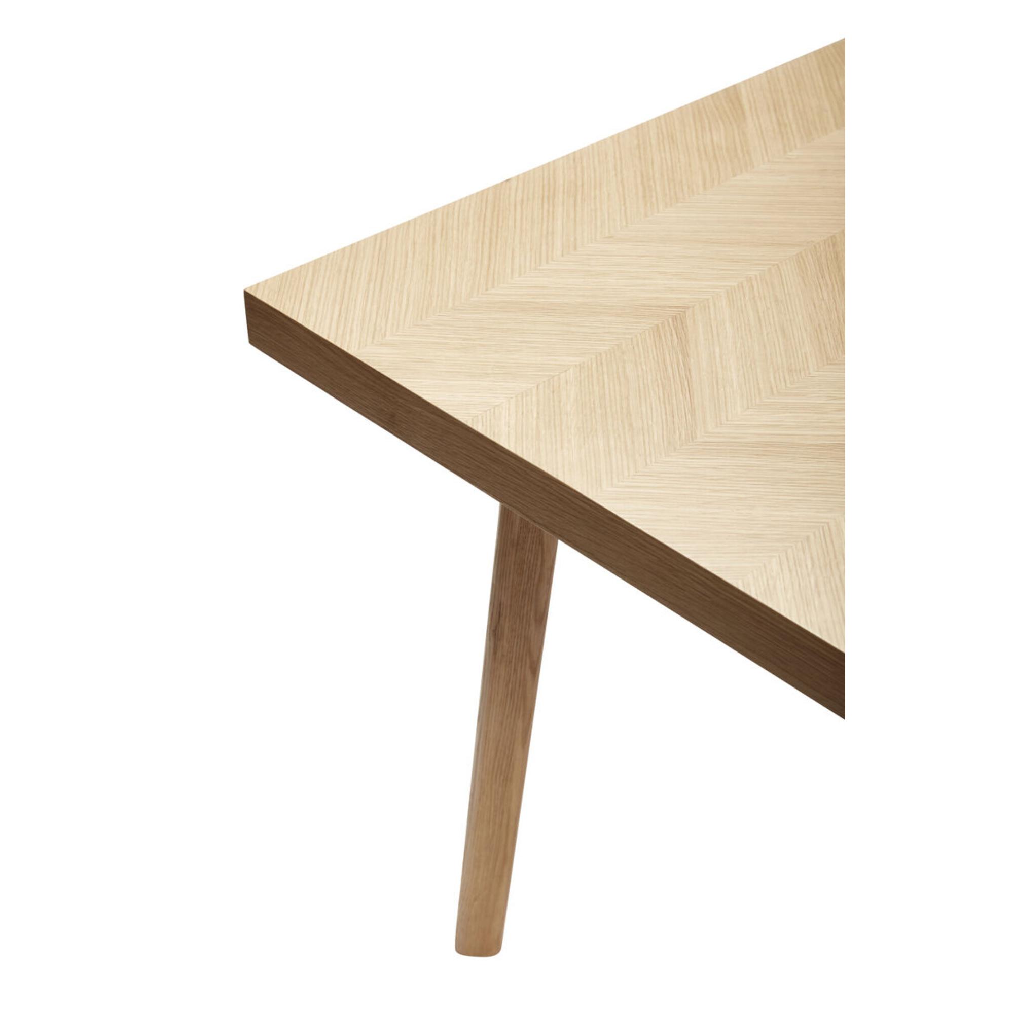  Herringbone - Spisebord i sildeben-egetræ fra Hübsch Interiør i Egetræ, Egefinér (Varenr: 881316)