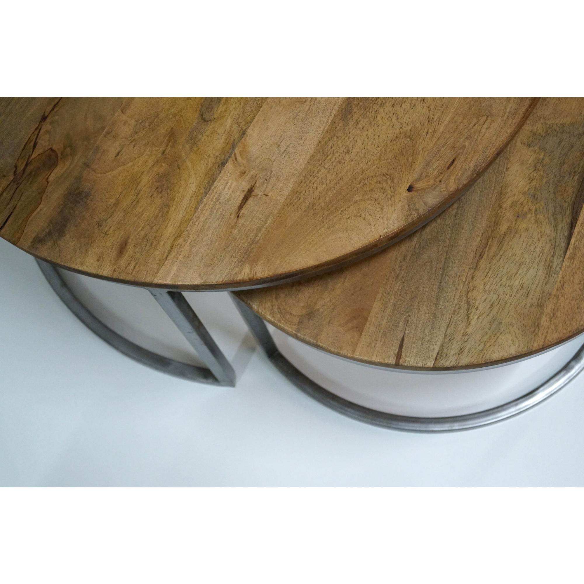  Sofabord 2 stk i træ fra Trademark Living i Træ (Varenr: D04010)
