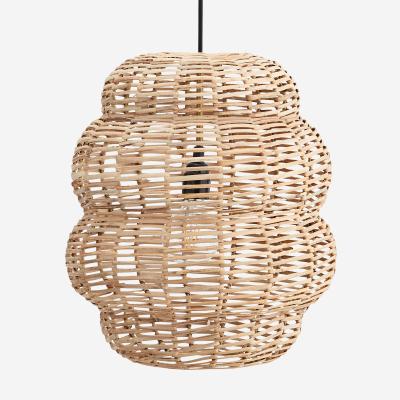  Bamboo ceiling lamp i Natural fra Madam Stoltz i Bamboo, iron (Varenr: 20188)