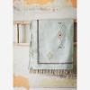 Handwoven cotton rug i Mint, off white, ruby wine, nude fra Madam Stoltz i Cotton (Varenr: AI-7054)