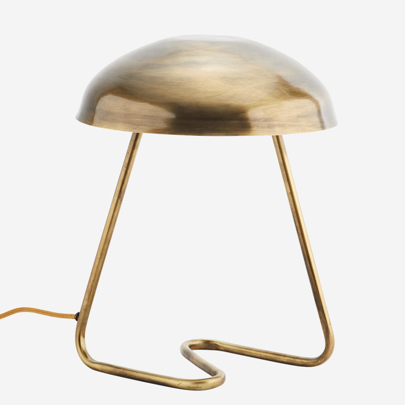 Iron table lamp i Ant.brass