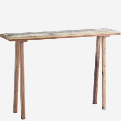  Wooden console table i Natural fra Madam Stoltz i Recycled wood (Varenr: MD18)