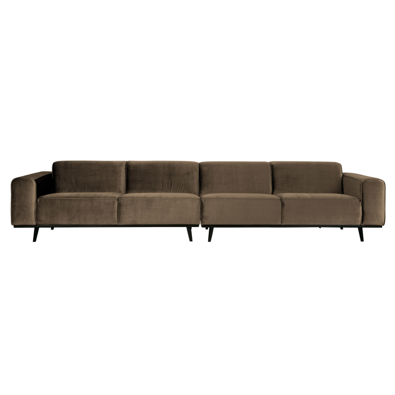 Billede af Statement Xl 4-pers Sofa 372 cm Velour - Taupe