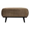  Statement Puf Velour - Taupe fra BePureHome i Velour (Varenr: 378663-12)