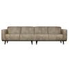  Statement 4-pers Sofa 280 cm Elephant Skin - Beige/Taupe fra BePureHome i Elephant Skin (Varenr: 378657-105)