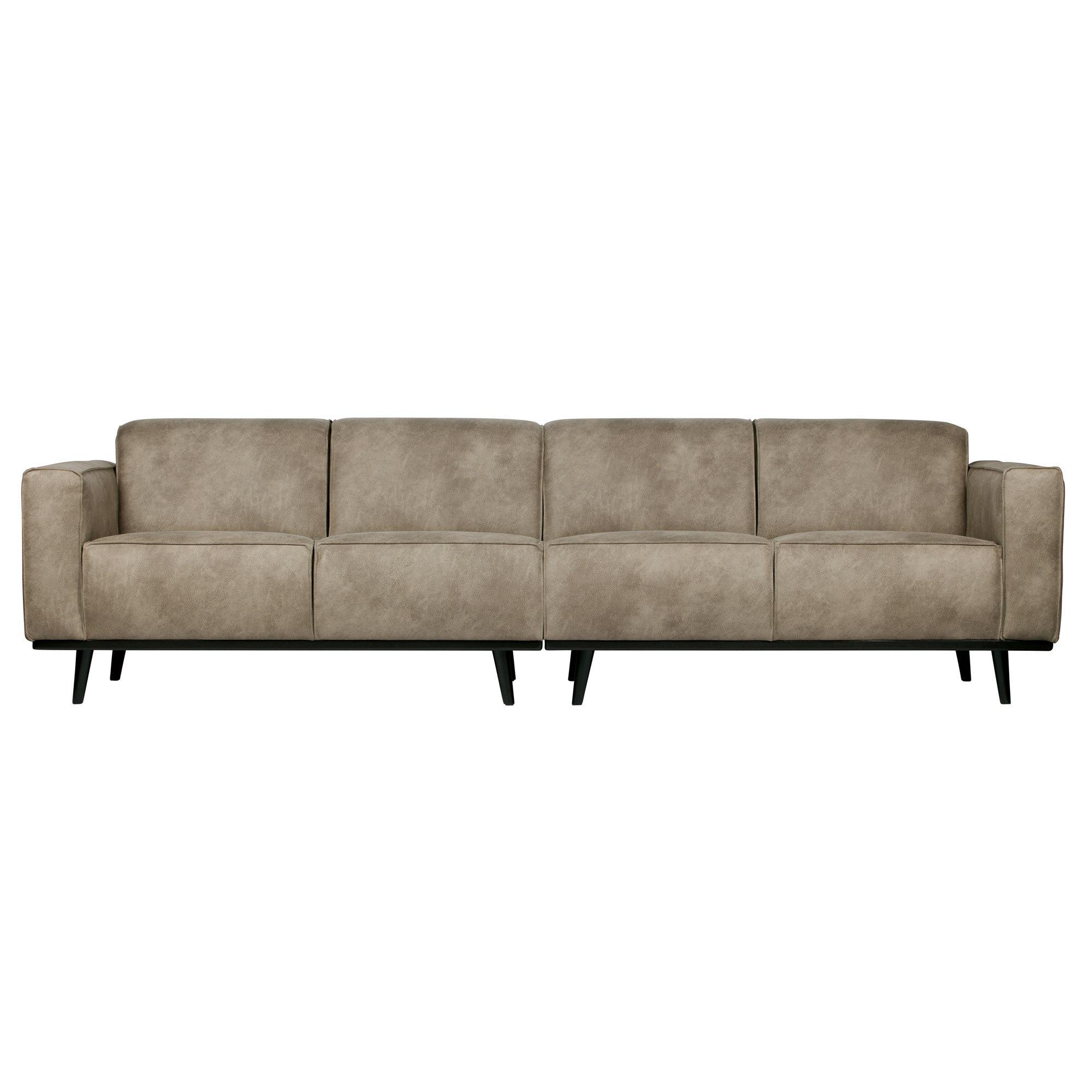  Statement 4-pers Sofa 280 cm Elephant Skin - Beige/Taupe fra BePureHome i Elephant Skin (Varenr: 378657-105)