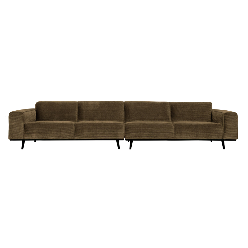 Billede af Statement Xl 4-pers Sofa 372 cm Flat Rib - Rock