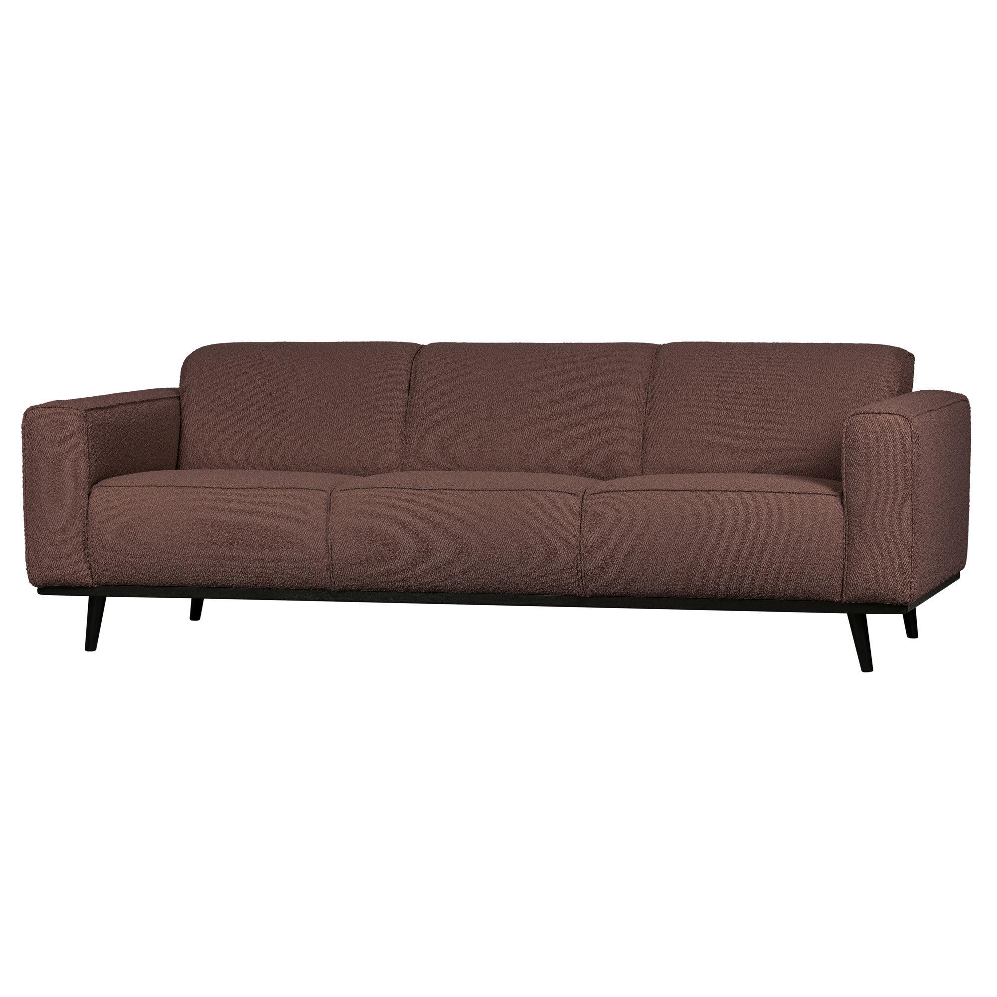  Statement 3-pers Sofa 230 cm Boucle - Coffee fra BePureHome i Boucle (Varenr: 377088-K)