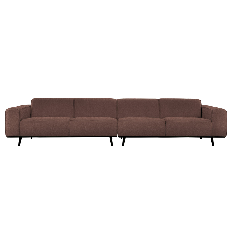 Se Statement Xl 4-pers Sofa 372 cm Boucle - Coffee hos byhornsleth.dk