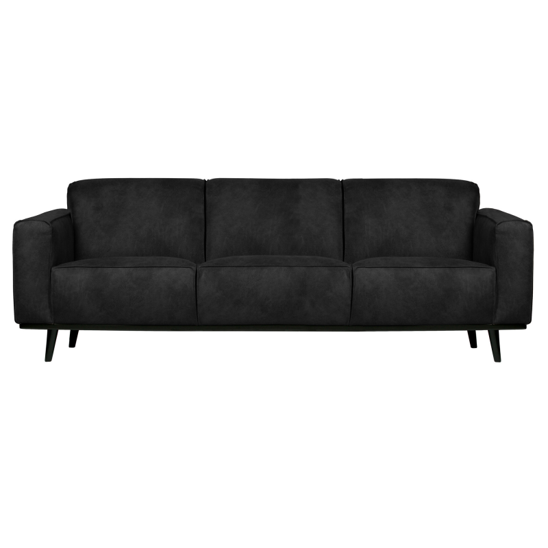 Statement 3-pers Sofa 230 cm Suedine - Black