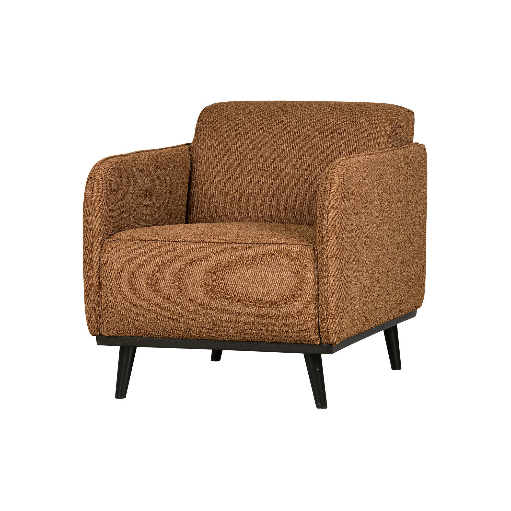  Statement Lænestol Boucle - Butter fra BePureHome i Boucle (Varenr: 378670-U)