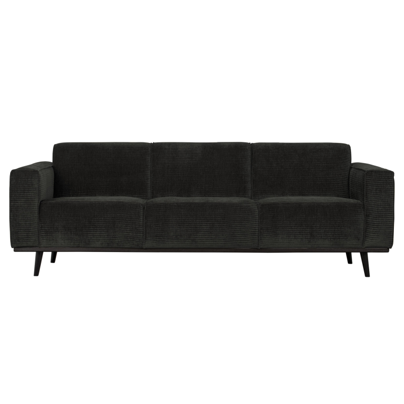 Statement 3-pers Sofa 230 cm Flat Rib - Graphite