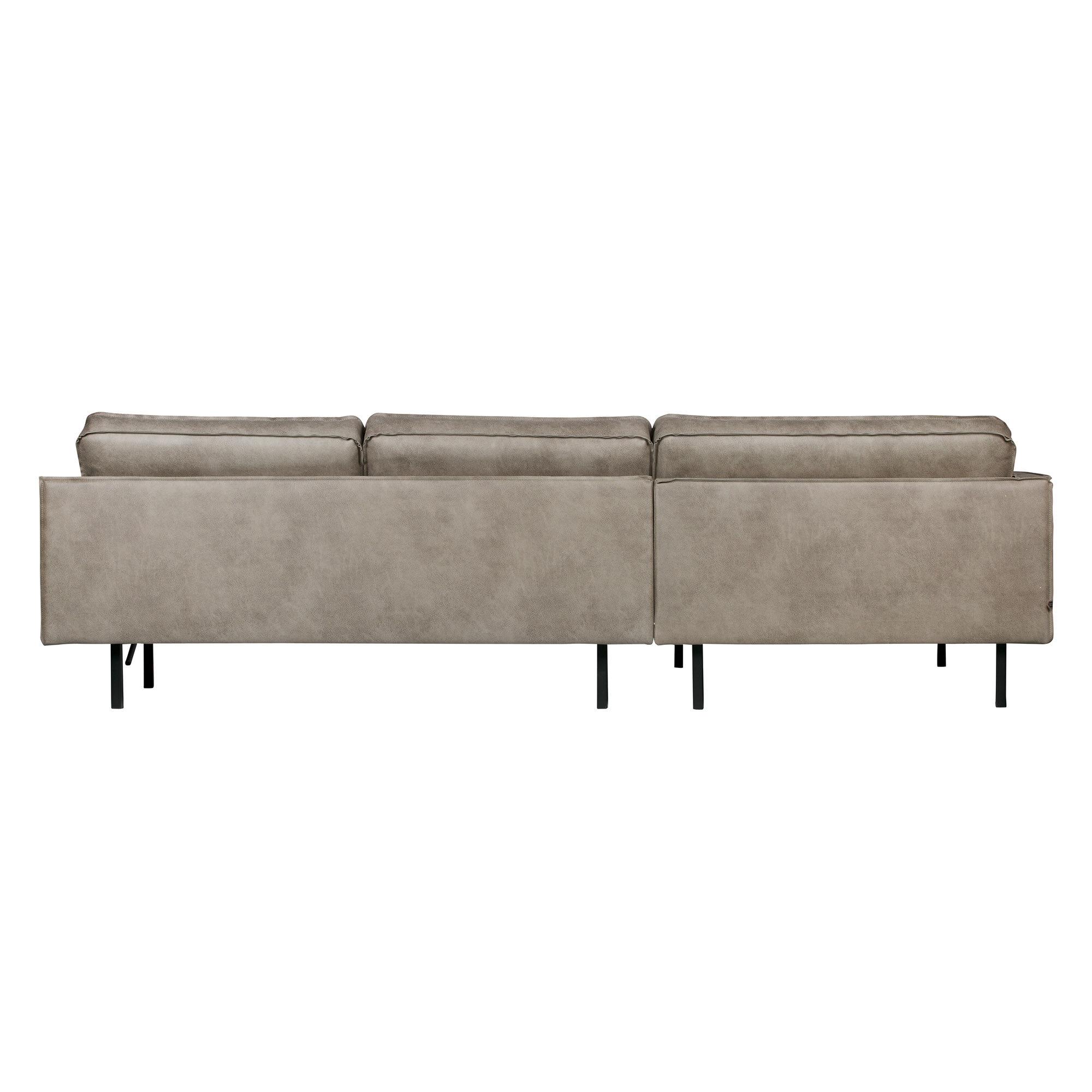  Rodeo Chaiselong Venstrevendt Elephant Skin - Beige/Taupe fra BePureHome i Elephant Skin (Varenr: 800905-105)