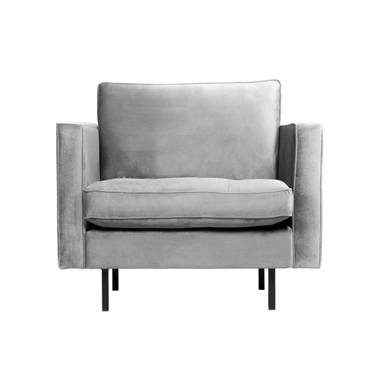 Rodeo Classic Lænestol Velour - Light Grey