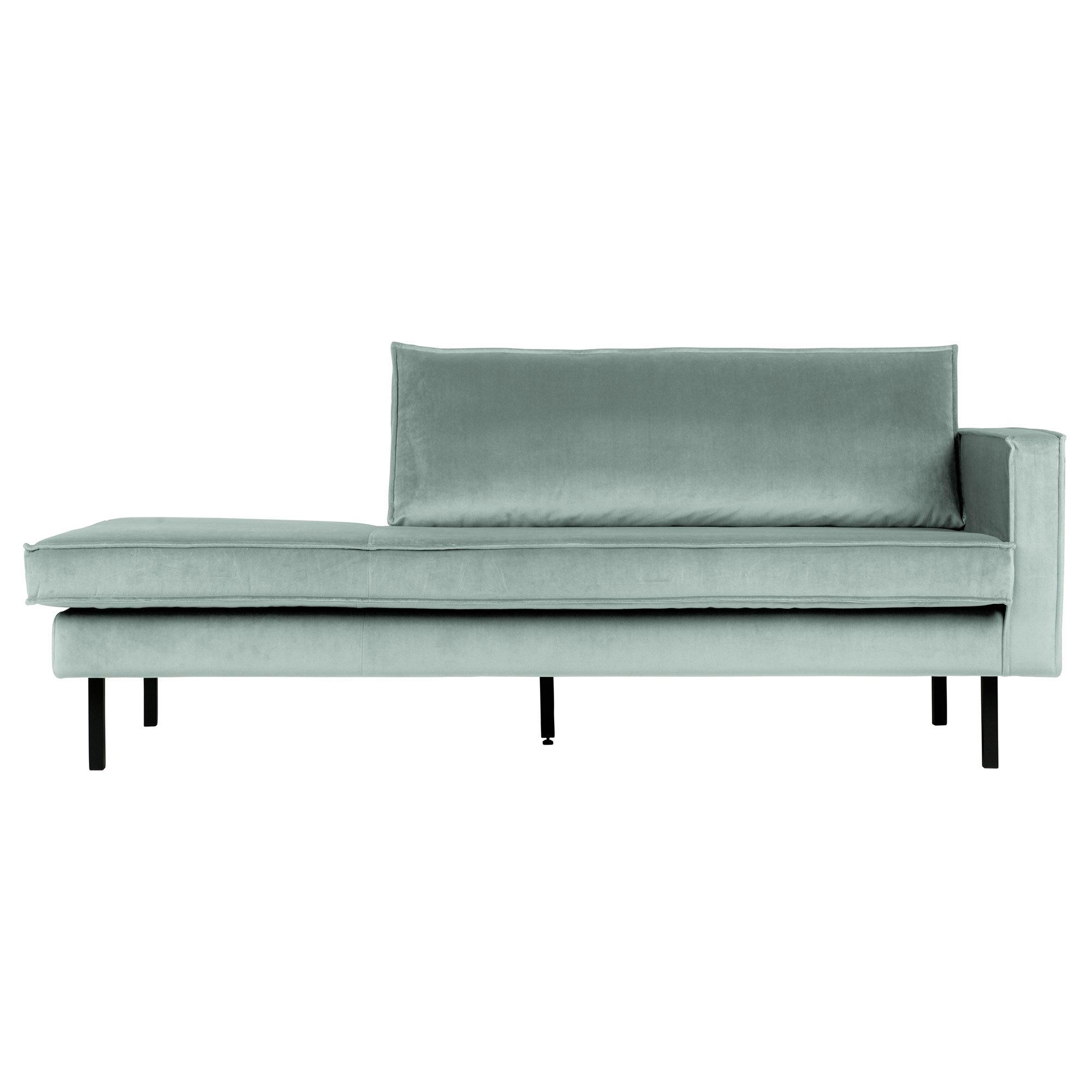  Rodeo Daybed Højrevendt Velour - Mint fra BePureHome i Velour (Varenr: 800746-144)