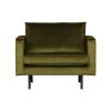 Rodeo Lænestol Velour - Olive Green fra BePureHome i Velour (Varenr: 800541-53)