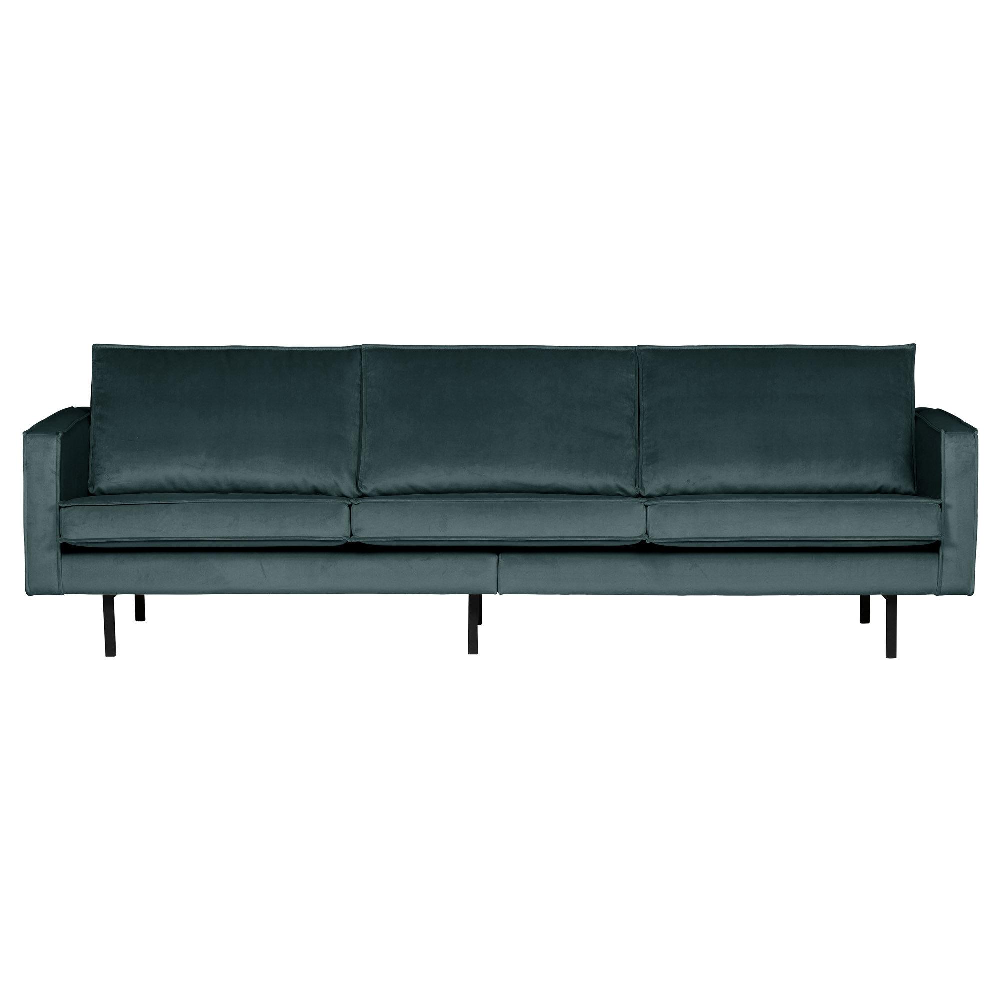  Rodeo 3-pers Sofa Velour - Teal fra BePureHome i Velour (Varenr: 800543-198)