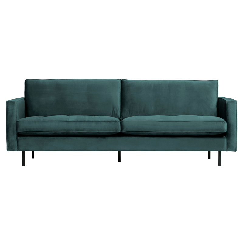 Se Rodeo Classic 2,5-pers Sofa Velour - Teal hos byhornsleth.dk