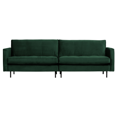  Rodeo Classic 3-pers Sofa Velour Forest - Green fra BePureHome i Velour (Varenr: 800576-162)