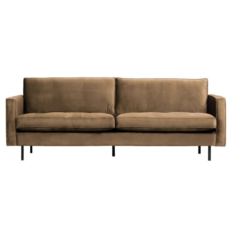 Se Rodeo Classic 2,5-pers Sofa Velour - Taupe hos byhornsleth.dk