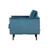  Rodeo Lænestol Velour - Blue fra BePureHome i Velour (Varenr: 800541-45)