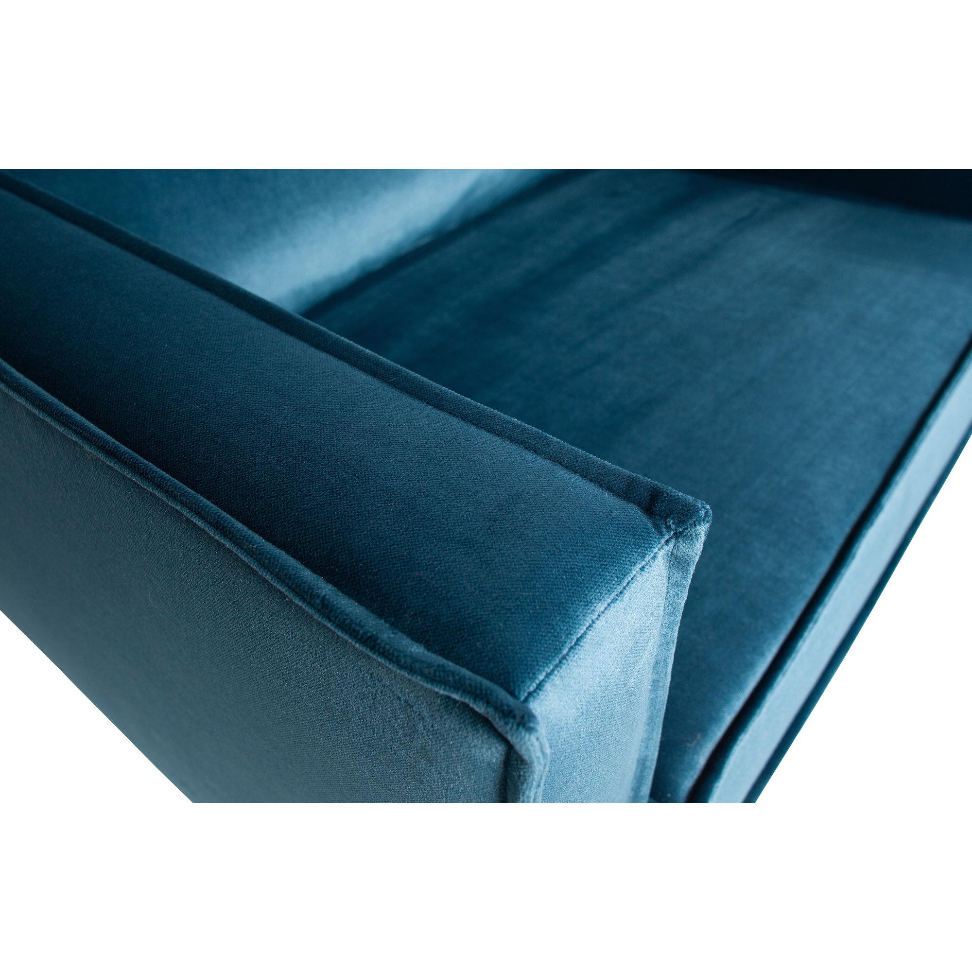  Rodeo Lænestol Velour - Blue fra BePureHome i Velour (Varenr: 800541-45)