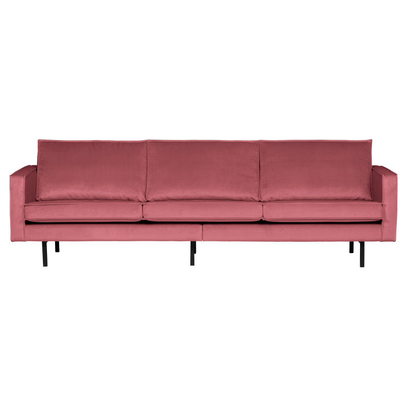 Rodeo 3-pers Sofa Velour - Pink
