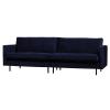  Rodeo Classic 3-pers Sofa Velour - Dark Blue fra BePureHome i Velour (Varenr: 800576-178)
