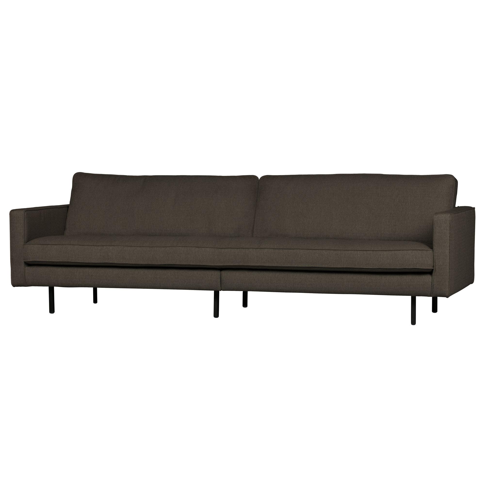  Rodeo Stretched 3-pers Sofa - Warm Grey/Brown fra BePureHome i Stof (Varenr: 801543-W)