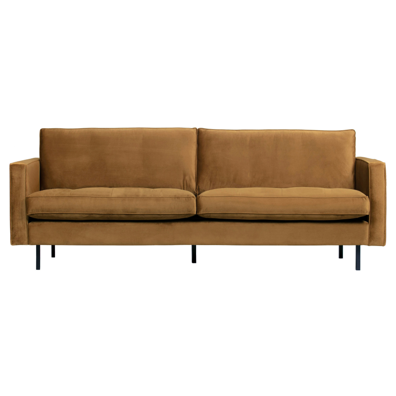 Billede af Rodeo Classic 2,5-pers Sofa Velour - Honey Yellow