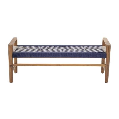  Salme Bænk - Blå - Teak fra Creative Collection by Bloomingville i Teak (Varenr: 82050155)