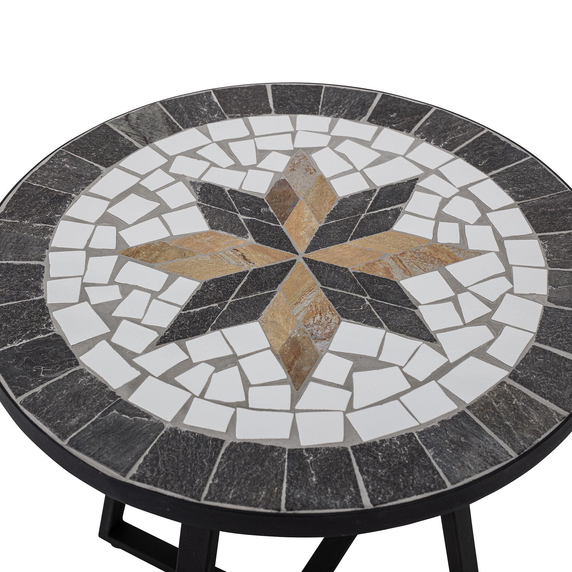  Inaz Sidebord - Sort - Sten fra Bloomingville i Sten (Varenr: 82051798)