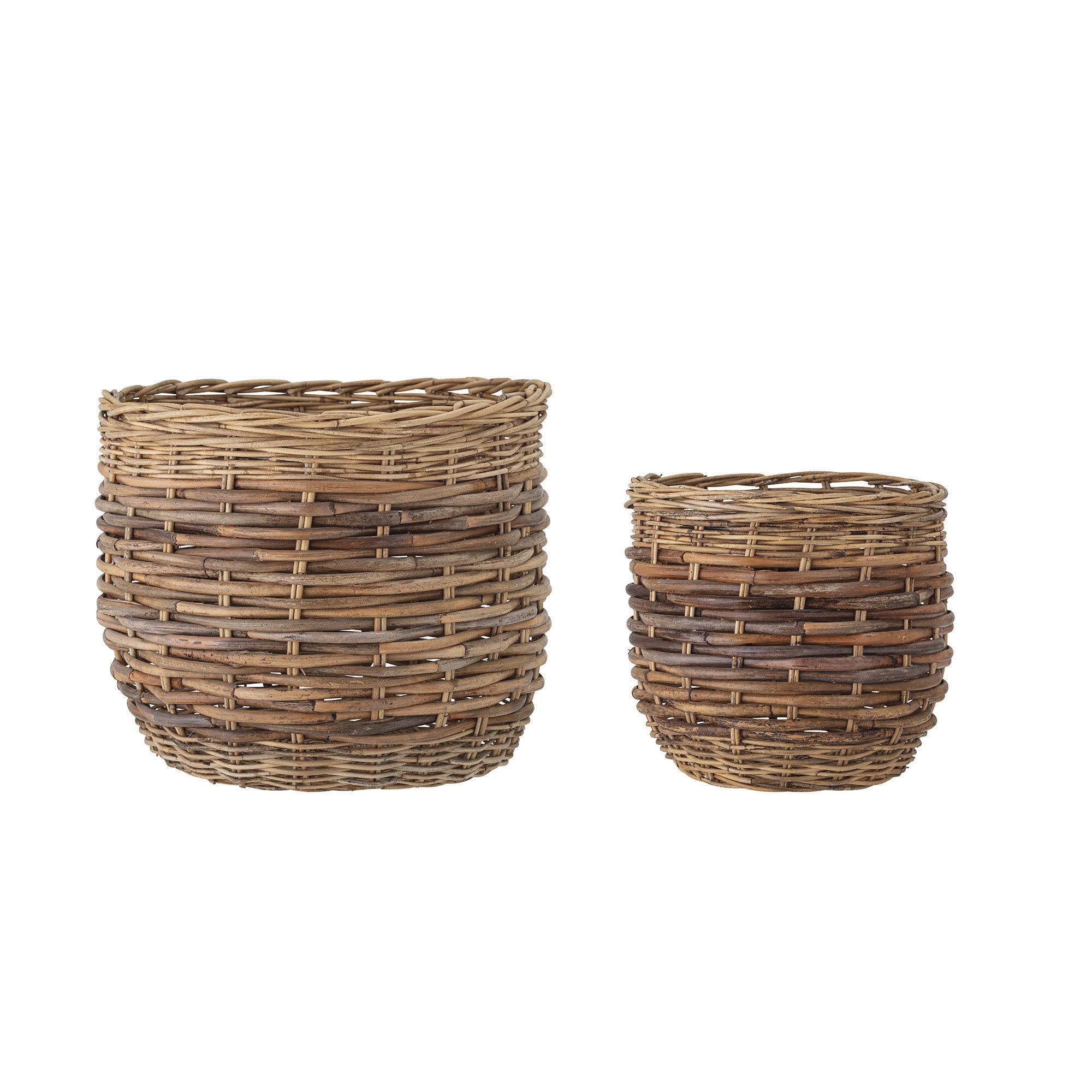  Lalou Kurv - Brun - Rattan fra Bloomingville i Rattan (Varenr: 82048543)
