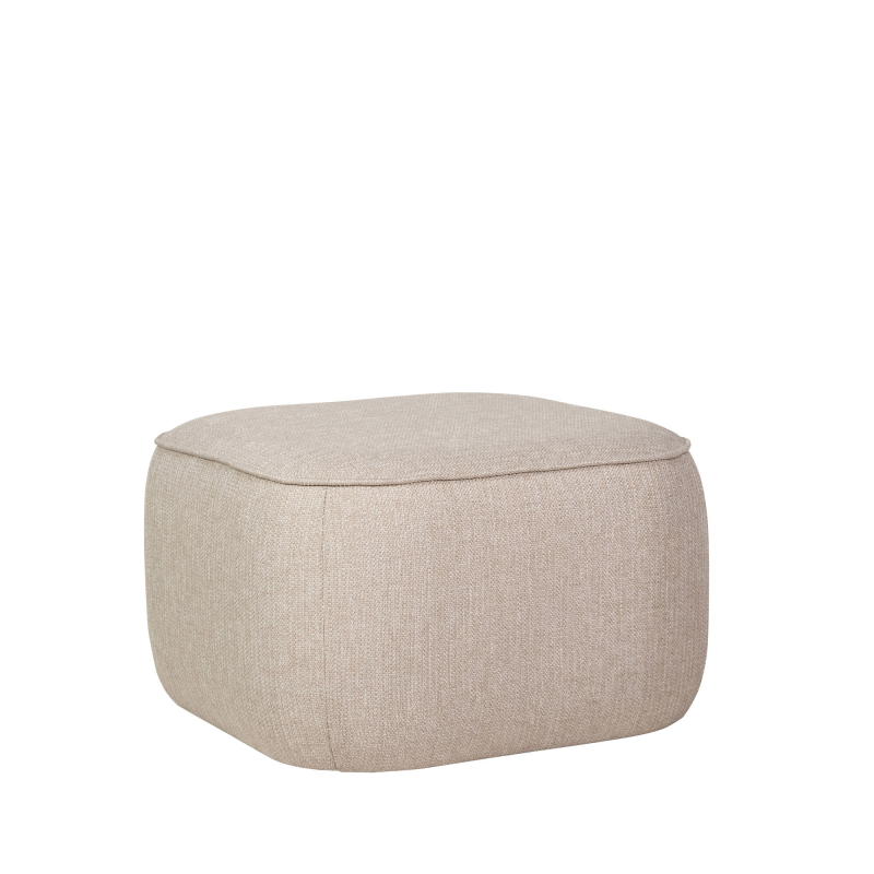 Cube - Puf i polyester, sand
