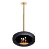Sort Lofthængt biopejs i Rose Gold Edition fra Le Feu