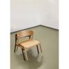  Oblique Loungestol Sæde - Brun, Natur fra Hübsch Interiør i Læder, Egetræsfiner, Egetræ (Varenr: 331606)